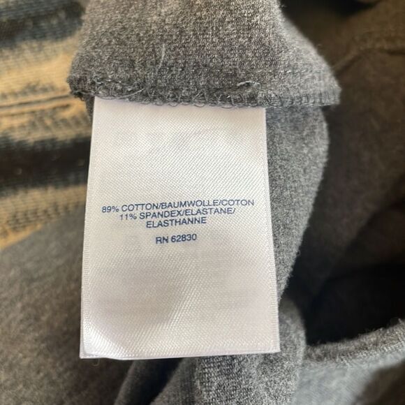 Lands’End heather gray lounge/jogger/sweat pants slim leg, starfish size MP. - Picture 6 of 7